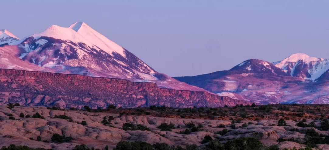 Sunset from Sand Flats Campground. Photo: Deven McCoy