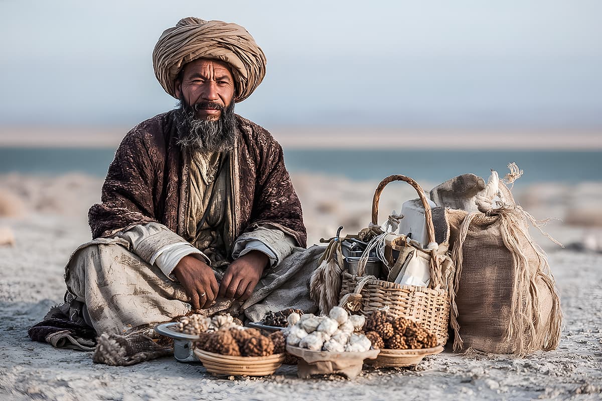 Trekking through deserts and mountain ranges