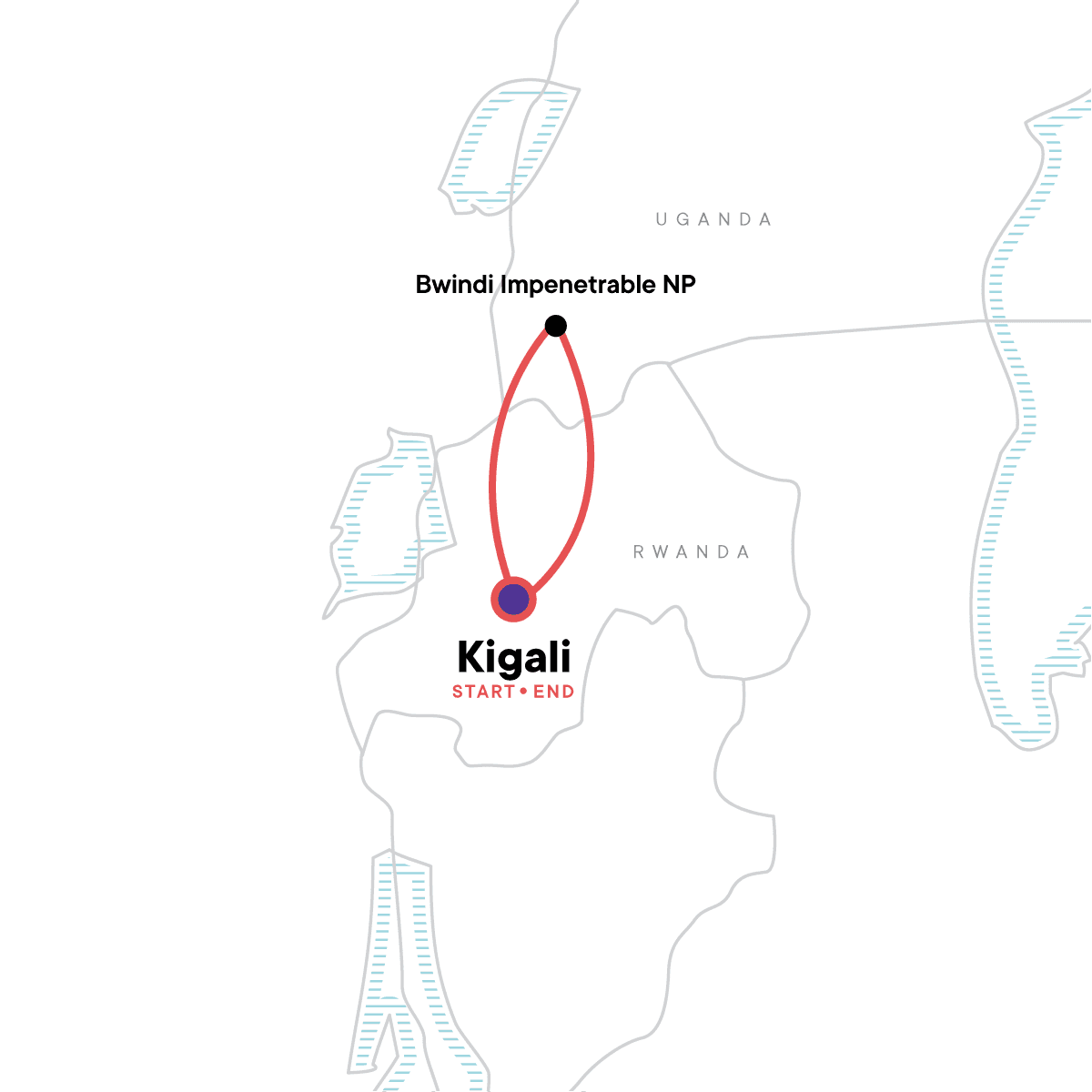 Kigali/Bwindi Impenetrable NP