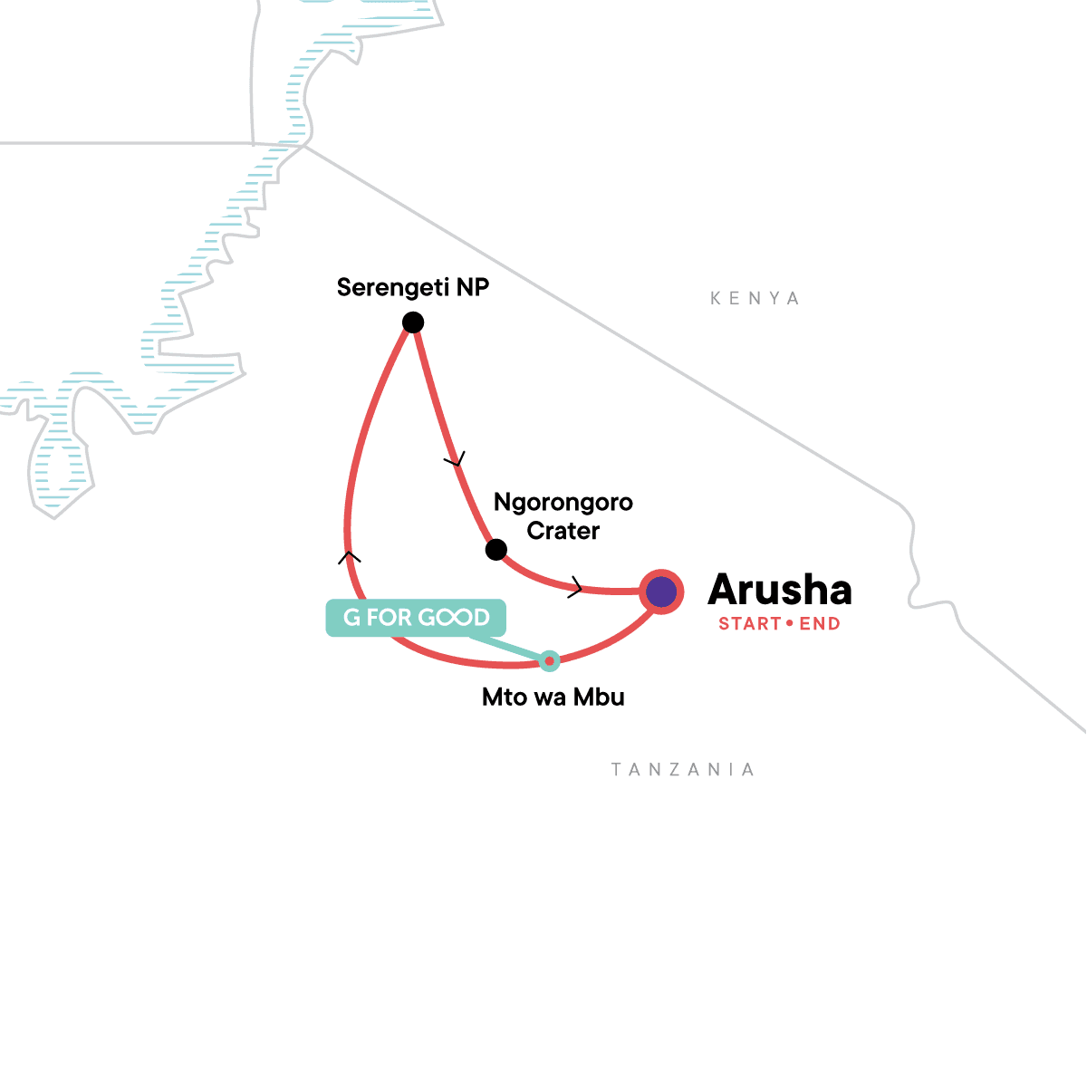 Arusha/Serengeti National Park