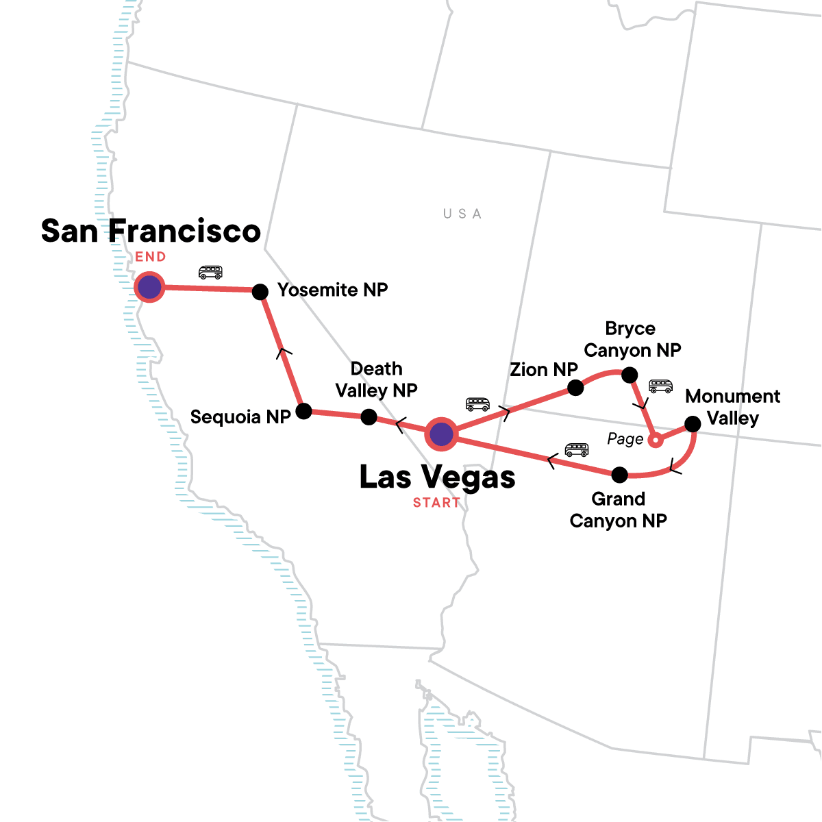 Las Vegas/Zion National Park