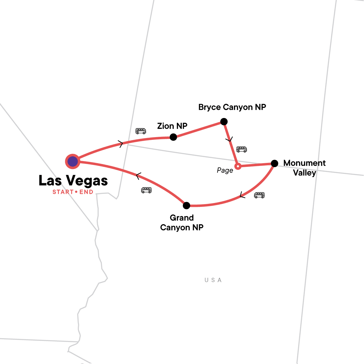 Las Vegas/Zion National Park