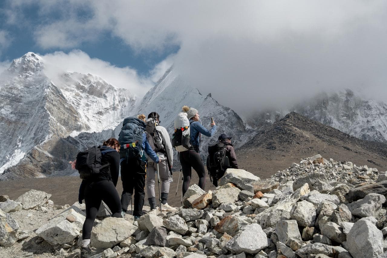 The ultimate experience is trekking through the Himalayas
