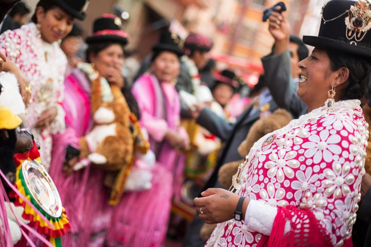 High-altitude trekking in the Andes mountains of Bolivia