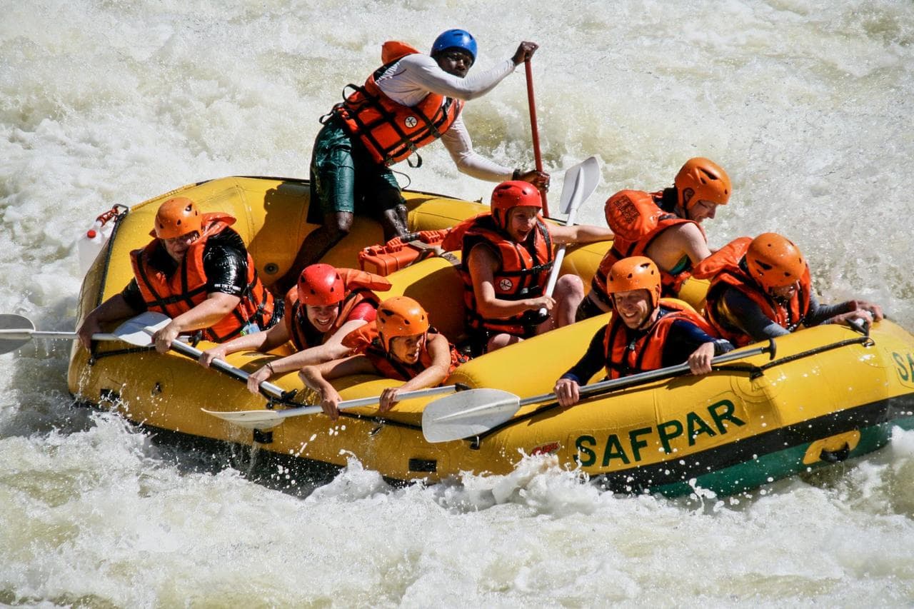 Victoria Falls (Mosi-oa-Tunya) and white-water rafting